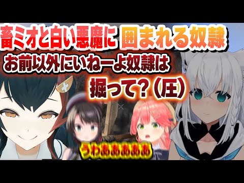 チル回のはずが畜ミオと白い悪魔に囲まれて奴隷になるみこスバｗ面白まとめ【角巻わため/さくらみこ/大神ミオ/白上フブキ/猫又おかゆ/常闇トワ/星街すいせい/ホロライブ/切り抜き】