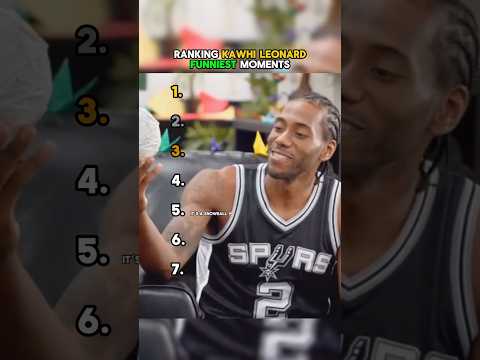 Ranking Kawhi Leonard Funniest Moments 😭💀