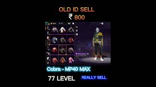 Old id sell ₹800 #freefire #freefireshorts #idsell