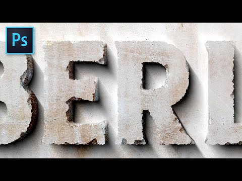 Carved Stone Text Effect | Photoshop Tutorial with Free Textures