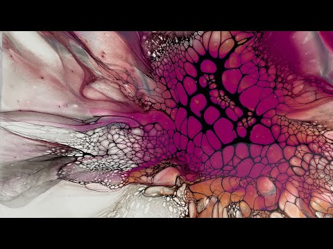 WHY ARE MY CELLS MELTING Part 2?? 2 BLOOMS 2 DIFFERENT POURING MEDIUMS | Shelee Art Bloom Recipe