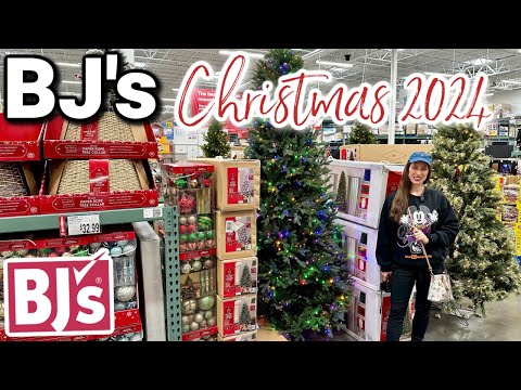 NEW BJ’S CHRISTMAS DECOR | BJ's SHOP WITH ME CHRISTMAS 2024 | New Items at BJs | BJs Shop With Me