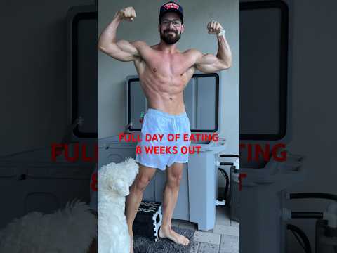 What I Eat 8 Weeks Out From My Show // Full Day of Eating #bodybuilding #fulldayofeating