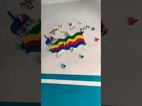 Creativity | School Decoration | Wall decoration ideas | #viral #school #decoration #fun #decor