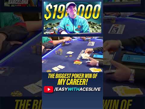 I won $190,000! Day 3 of the €3,000 Mystery Bounty vlog now live on my YouTube channel /EasyWithAces