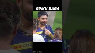 Rinku baba  show his gold chain to srk #Rinkusing#kkr#ipl2024