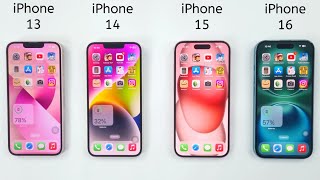 iPhone 16 vs 15 vs 14 vs 13 - ULTIMATE SPEED TEST 🥵