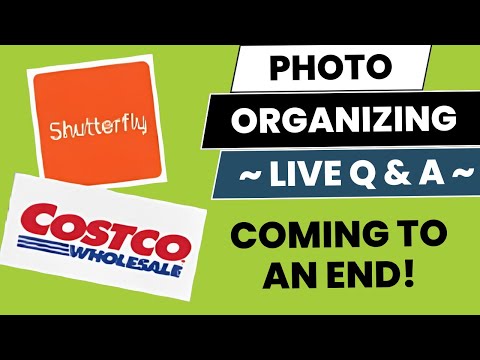 Costco Photo & Shutterfly Disappoint Again | Photo Organizing LIVE Q & A