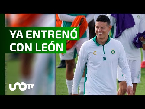 Presentan a James Rodríguez con León, ya entrenó