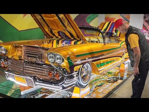 The Lowrider Exhibit at the Petersen Museum is an automotive art gallery 🙏