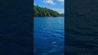 AMAZING BLUE LAKE AT PLITVICE #natureadventures #plitvice #croatia #travel #national park