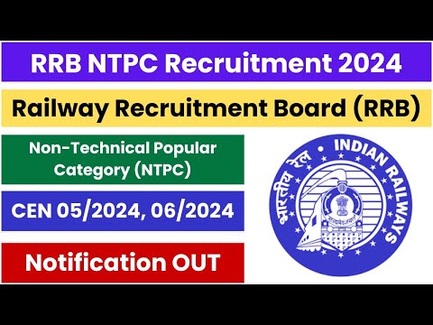 Railway NTPC New vacancy 2024 | RRB NTPC Notification 2024 | RRB NTPC form fill up 2024 in Telugu