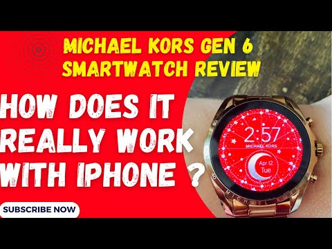 How does Michael Kors Gen 6 Smartwatch work with iPhone ? In depth review