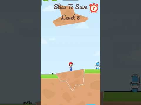 Slice To Save Level 8 Walkthrough. #slicetosave #shorts #gameplay #walkthrough #mobilegame #trending