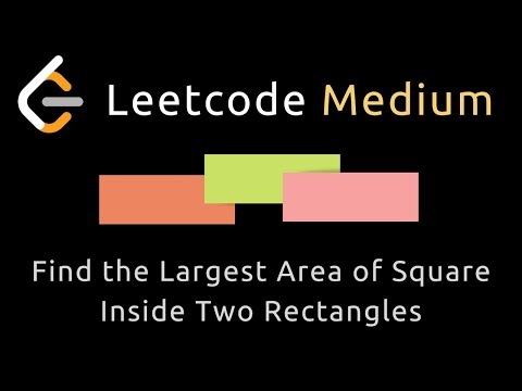 Find the Largest Area of Square Inside Two Rectangles - Leetcode 3047