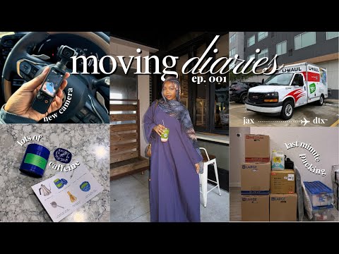 i’m moving to Dallas! 🚚📦 last minute packing, new camera + more | moving diaries ep. 001