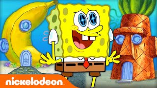 Every Time SpongeBob's House WASN'T A Pineapple 🍍 | Nicktoons