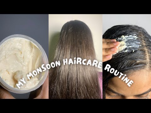 My Monsoon Haircare Routine || TNW (The Natural Wash) Hair Mask review || Best Hairmask Under Budget