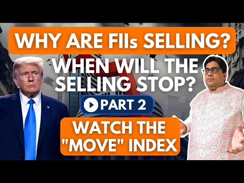 Why are FIIs Selling? When will the Selling Stop? | Part 2 - Watch the MOVE Index | NIFTY-50 Crash