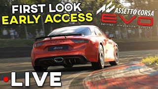 Assetto Corsa EVO Early Access - First Gameplay LIVE