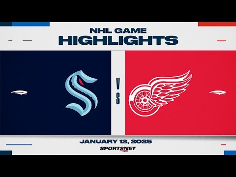 NHL Highlights | Kraken vs. Red Wings - January 12, 2025