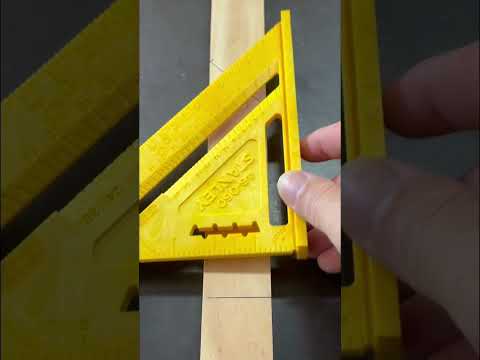 Super simple method to find the center of any board #diy #tips