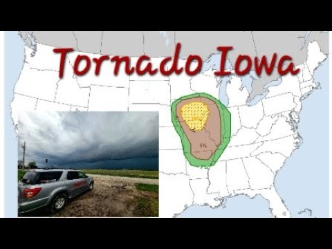 New London Iowa Tornado Storm Chase April 16, 2024