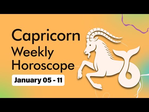 Capricorn Weekly Horoscope: January 05 to 11, 2025