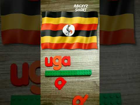 Spelling Country Name 🌈🔠🇺🇬 #spelling #flag #countryname