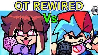 Friday Night Funkin' - VS QT: REWIRED FULL WEEK + Cutscenes (FNF Mod/Hard) (Obliterated) (BF/GF)