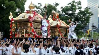 2010大阪天神祭-陸渡御 - 鳳神輿／玉神輿