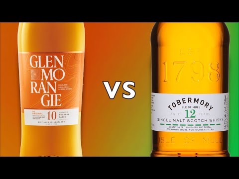 Glenmorangie 10 vs Tobermory 12 Single Malt Scotch Whisky