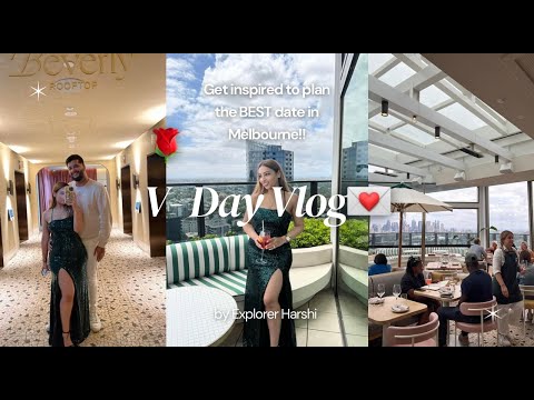 V-Day Vlog💌 having the most romantic date in Melbourne City!🇦🇺