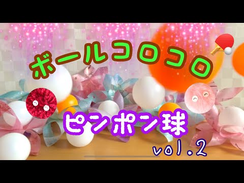 【ボールコロコロ】ピンポン球vol.2【Rolling Balls】Ping pong ball