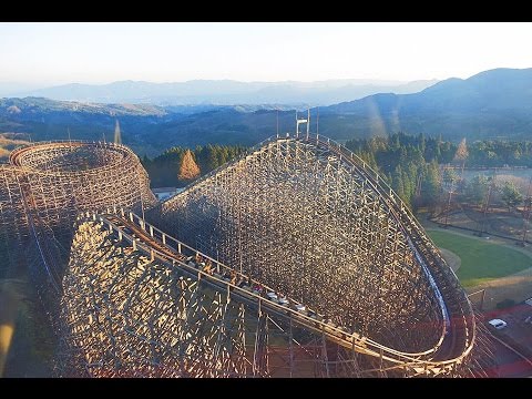 日本別府城島高原》超可怕叫到你燒聲的木造雲霄飛車｜啾啾愛亂拍