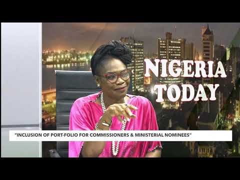 NTA NIGERIA TODAY ON INCLUSION OF PORT-FOLIOS FOR COMMISSIONERS AND MINISTERIAL NOMINEES 01 NOV 2024