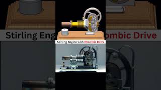 Stirling Engine | 3D Design & Animation #engineering #cad #engine #design