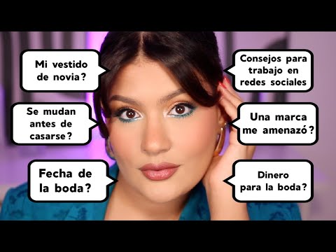 cuándo es la boda, se mudan juntos? cómo conseguir trabajo con marcas? RESPONDO Y ME MAQUILLO ✅