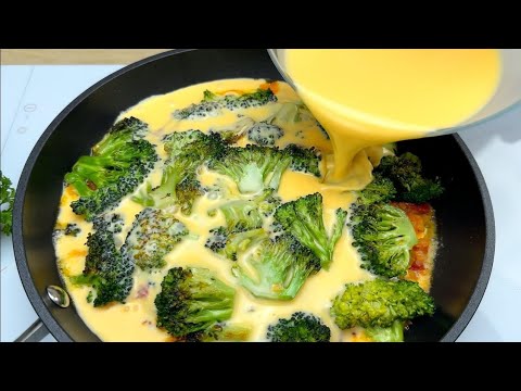 Broccoli and Eggs at home 👌 Healthy and Easy