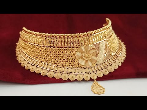 new gold choker necklace designs with price 2023 || latest gold Bridal choker designs || 👌