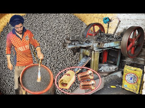 Process of Making Screws For Electrical Wire Connectors || Screw Manufacturing Process In Factory