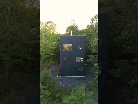 Custom-Built 3-Story Modern Lookout Tower! 60 Second Airbnb Cabin Tour