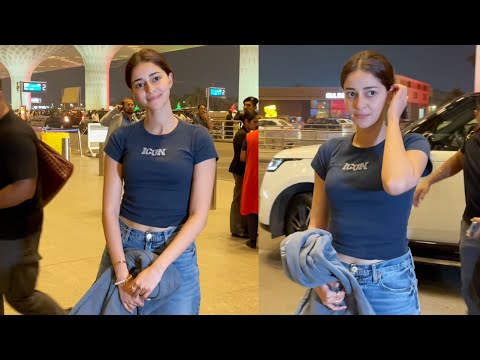 Chand Mera Dil Ananya Panday Spotted At Mumbai Airport