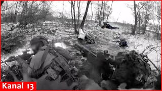 Real footage of the fierce 8-hour battle with North Korean soldiers in Kursk