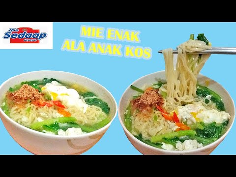 MIE TELOR KUAH PALING ENAK | ANAK KOS MASAK