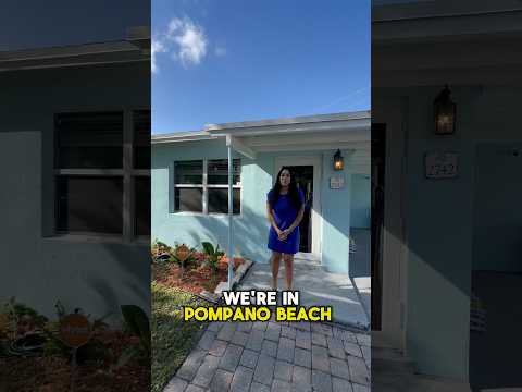 Charming Pompano Beach Florida House Tour UNDER $400,000 #florida #buyahome