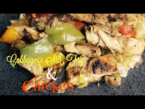 CABBAGE & CHICKEN STIR FRY #cookingwithjudycaldwell