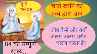 जानिए कबीर साहेब द्वारा धर्मदास जी को 84 लाख योनियों के बारे में क्या ज्ञान दिया? #kabir #video