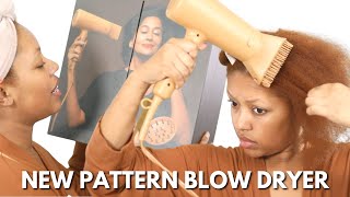 Trying out the NEW Pattern Beauty Blow Dryer :)