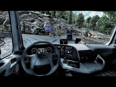 Universal Truck Simulator: Mercedes Benz Actros | Double Trailer Transport